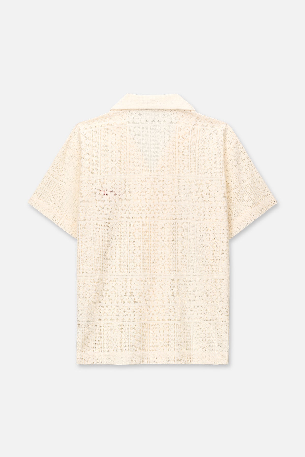 Sand Cotton Nathan Short Sleeve Shirt - Back View | RTA