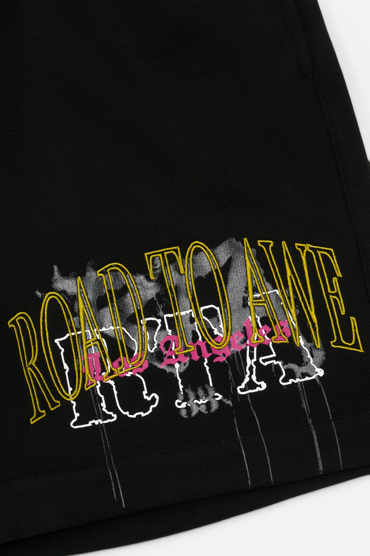 CLYDE SHORT | BLACK MIXED LOGO
