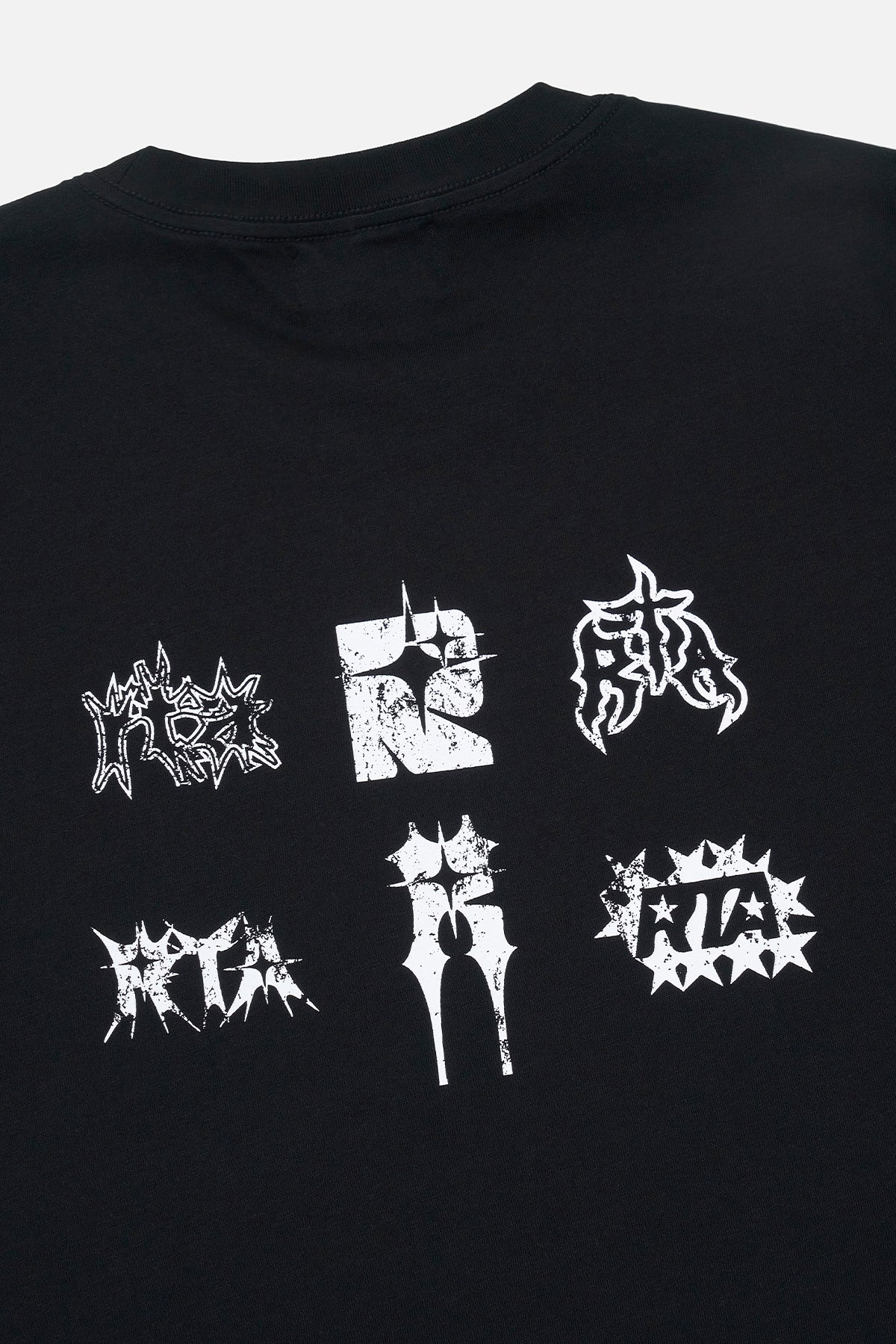 LIAM SHORT SLEEVE TEE | BLACK RAZOR TYPE