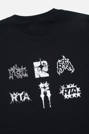 LIAM SHORT SLEEVE TEE | BLACK RAZOR TYPE