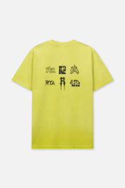 LIAM SHORT SLEEVE TEE | CITRON RAZOR TYPE