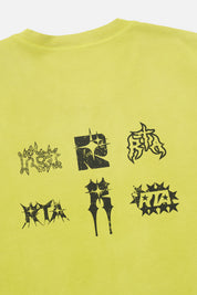 LIAM SHORT SLEEVE TEE | CITRON RAZOR TYPE