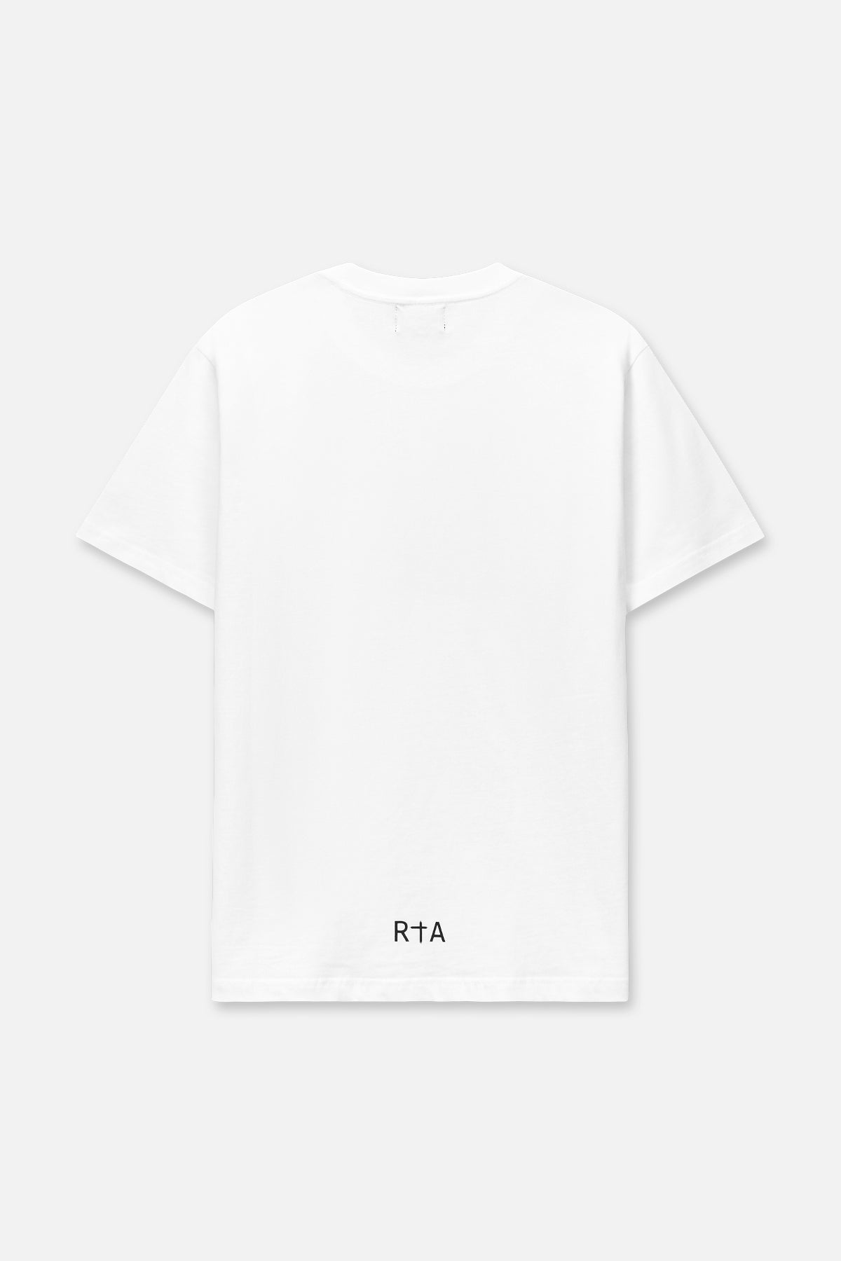 LIAM SHORT SLEEVE TEE | WHITE TOPOGRAPHIC LOGO