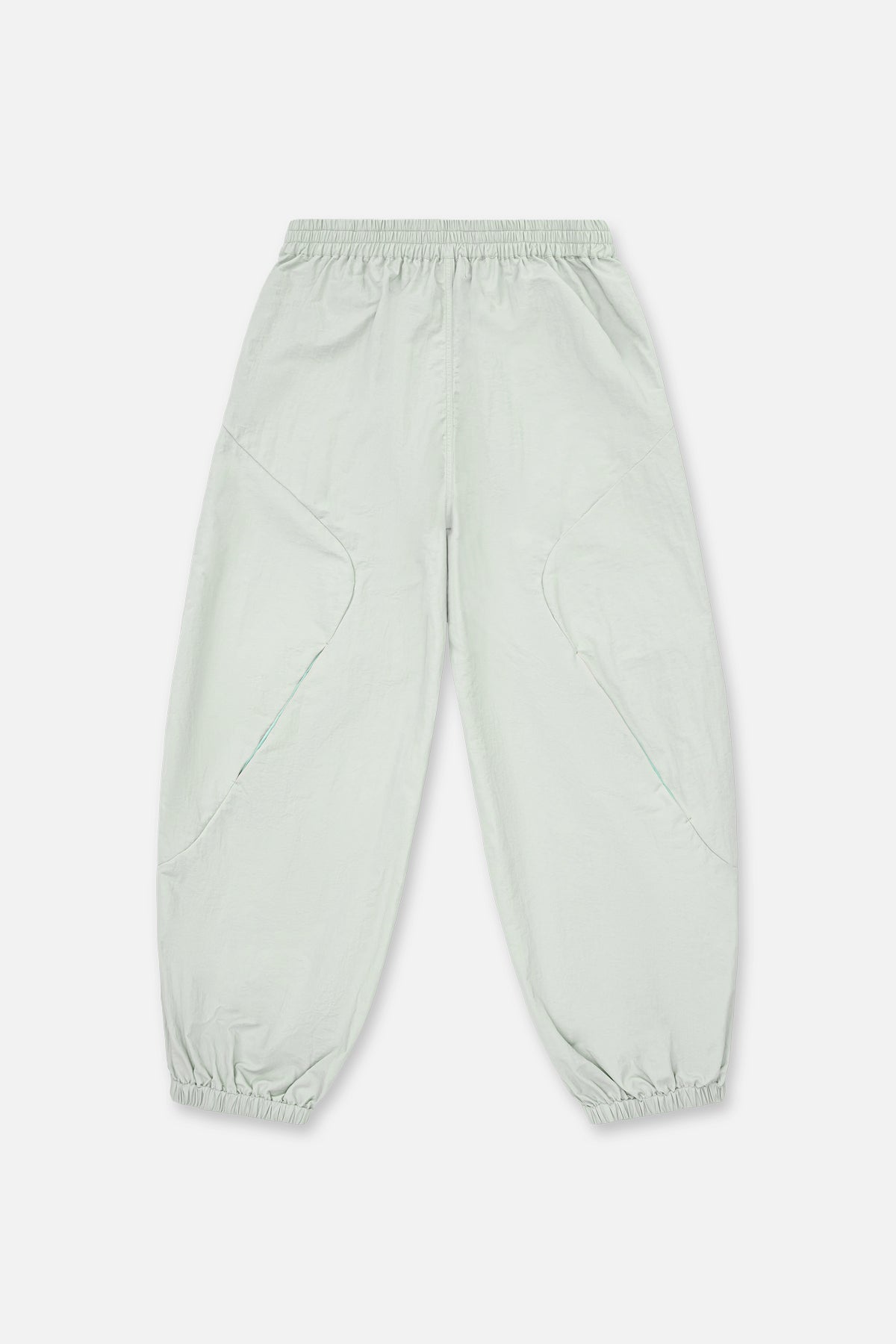 Smoke Grey Nylon Parachute Pant - Back View | RTA