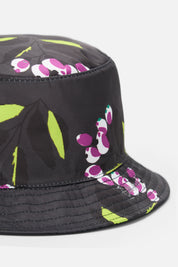 Designer Bucket Hat Floral Pattern Interior Detail Close-Up | RTA