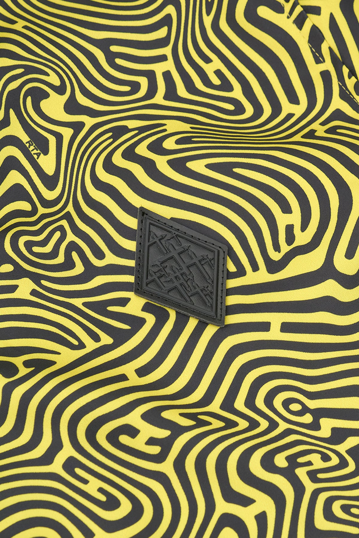 ZENO ZIP UP SHIRT | BLACK TOPOGRAPHY