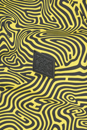 ZENO ZIP UP SHIRT | BLACK TOPOGRAPHY