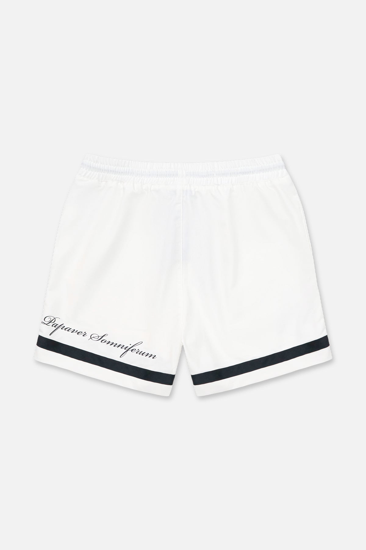 White Clyde Streetwear Shorts - Back View with Script Detail | RTA