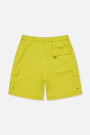 Citron Miguel Swim Trunk with Cargo Pockets - Back View | RTA