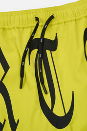 Citron Swim Trunk Drawstring Detail with RTA Branded Aglets - Close-Up | RTA