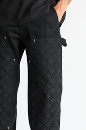 SANTIAGO CARPENTER PANTS | BLACK METAL GRILL