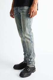 BRYANT SKINNY JEAN | MARINE PAINT STUD MARINE PAINT STUD / 32