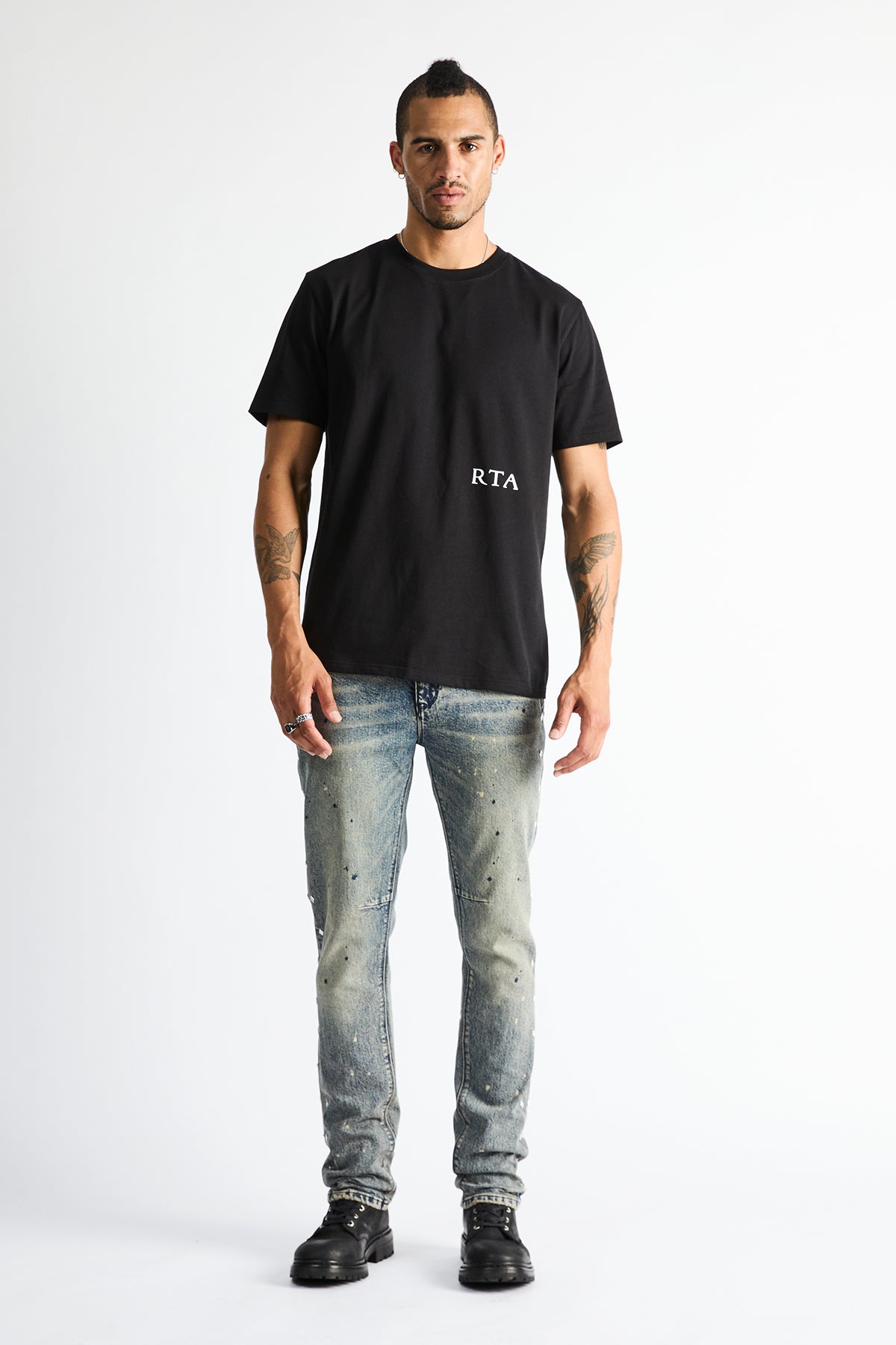 BRYANT SKINNY JEAN | MARINE PAINT STUD