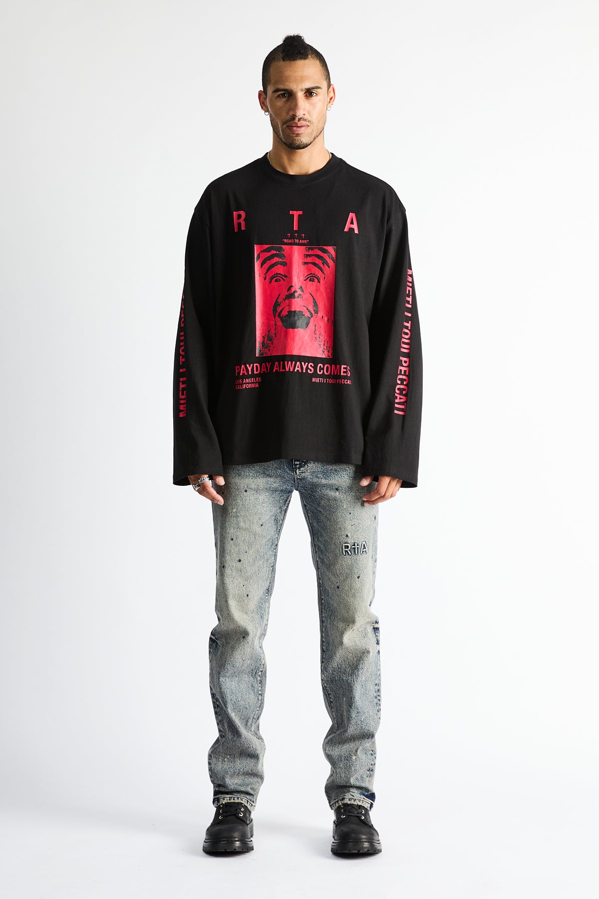 HARU SLIM FIT JEAN | MARINE PAINT
