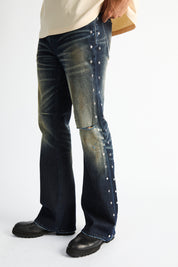 MAEL SLIM FLARE JEAN | ABYSS DRIFT STUD