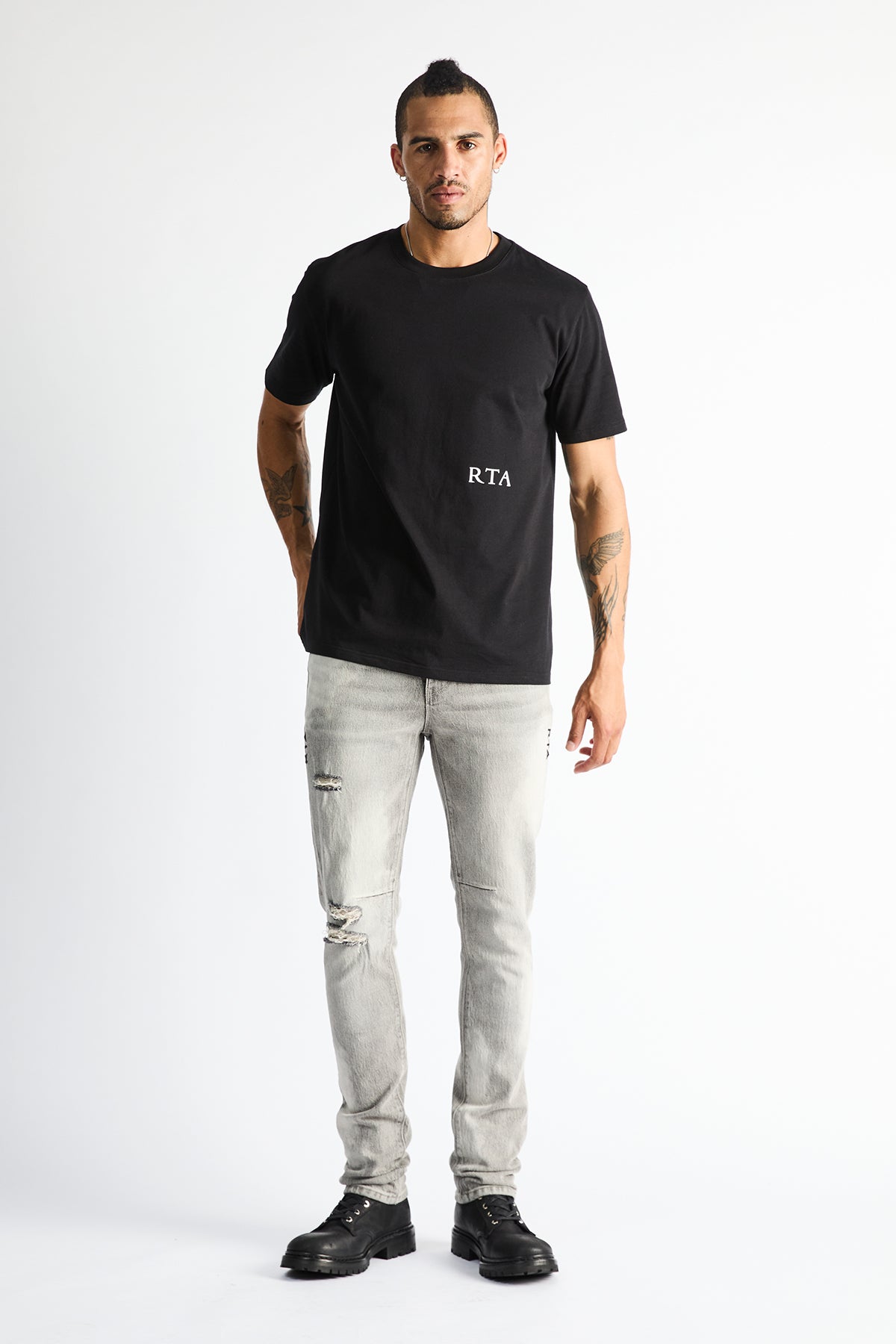 BRYANT SKINNY JEAN | CHARCOAL BLEACHED