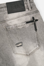 BRYANT SKINNY JEAN | CHARCOAL BLEACHED CHARCOAL BLEACHED / 31