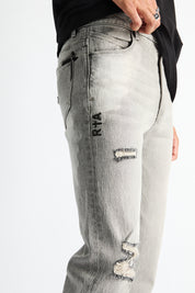 HARU SLIM FIT JEAN | CHARCOAL BLEACHED