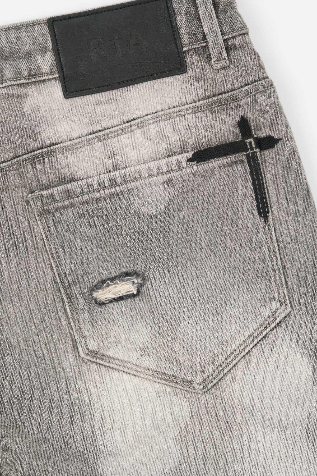 HARU SLIM FIT JEAN | CHARCOAL BLEACHED CHARCOAL BLEACHED / 29