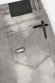 HARU SLIM FIT JEAN | CHARCOAL BLEACHED CHARCOAL BLEACHED / 29