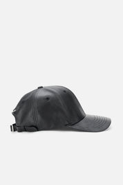 JACOB BASEBALL HAT WITH LEATHER STRAP AND BUCKLE | VINTAGE BLACK