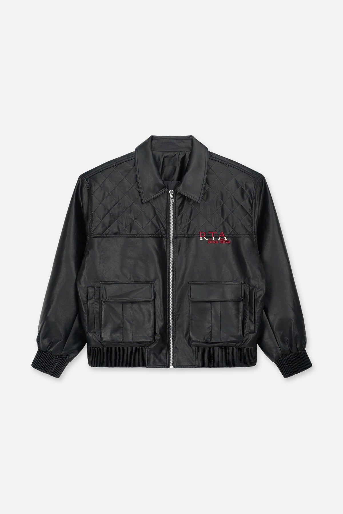 EVANDER OVERSIZED BOMBER | BLACK BLACK / M