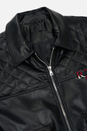 EVANDER OVERSIZED BOMBER | BLACK BLACK / M