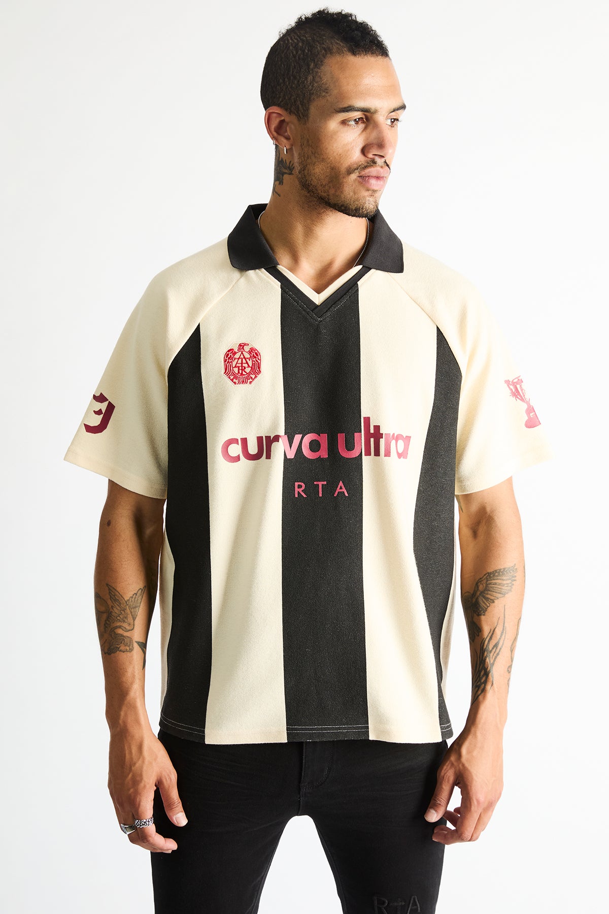 REON JERSEY | CREAM BLACK FUSION