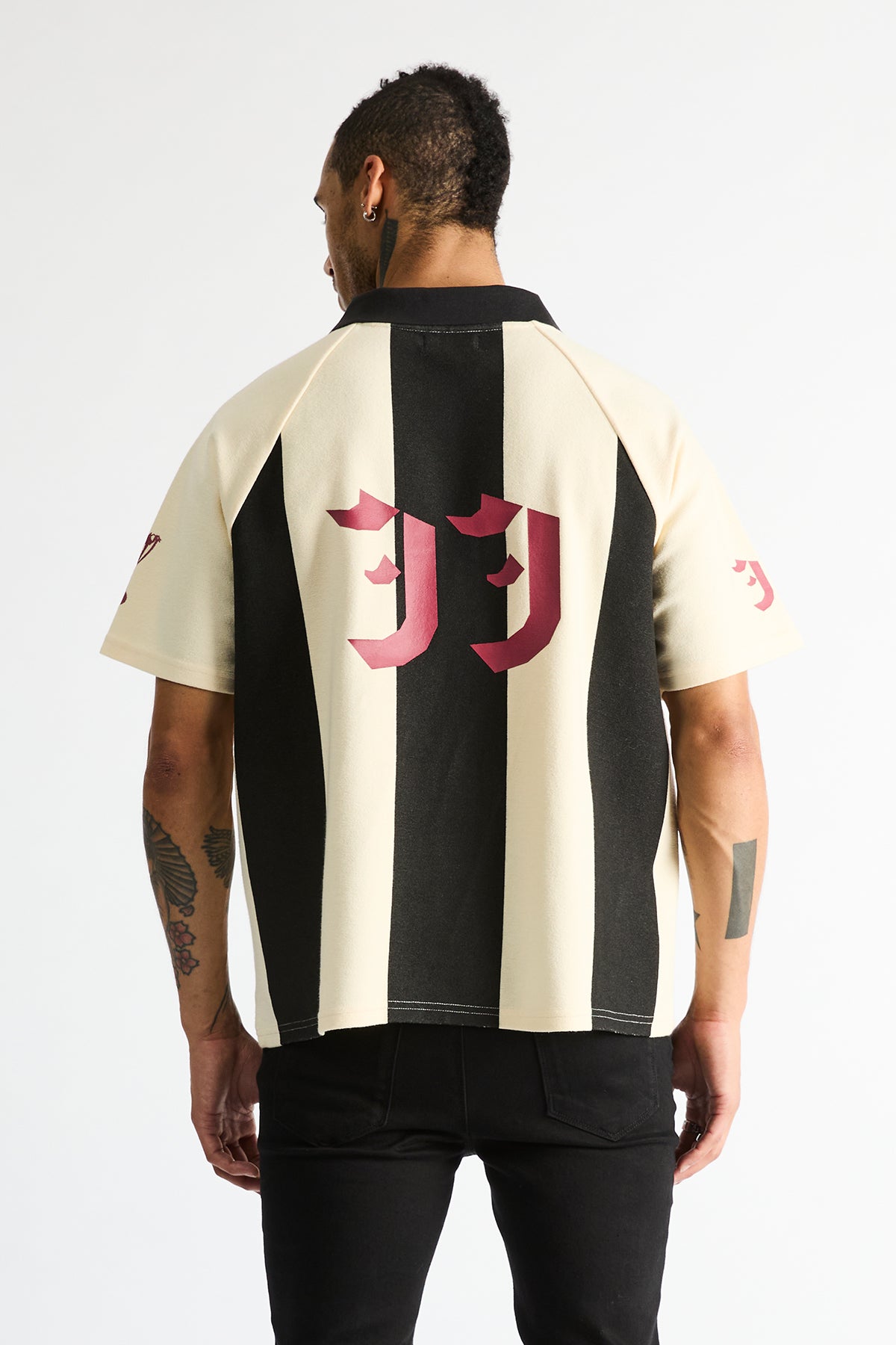 REON JERSEY | CREAM BLACK FUSION