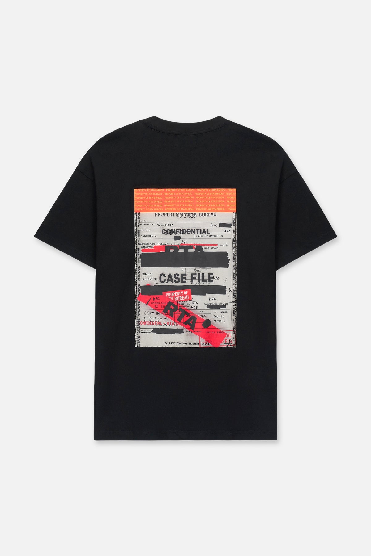 COLIN OVERSIZED TEE | BLACK CASE FILE BLACK CASE FILE / S