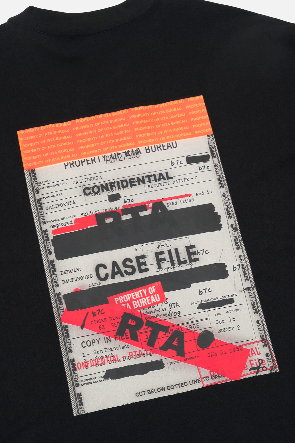 COLIN OVERSIZED TEE | BLACK CASE FILE BLACK CASE FILE / S