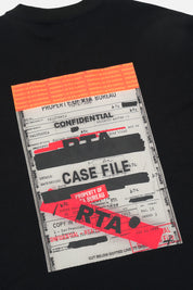 COLIN OVERSIZED TEE | BLACK CASE FILE BLACK CASE FILE / S