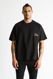 BASTIEN POCKET TEE | BLACK CLOCKFACE