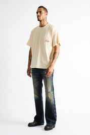 BASTIEN POCKET TEE | BONE CLOCKFACE
