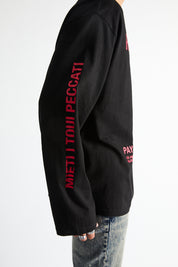MARCEAU OVERSIZED LONG SLEEVE TEE | BLACK PAYDAY