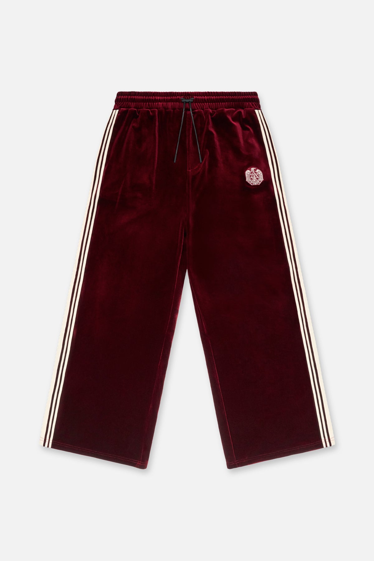 LUXEN BAGGY SWEATPANTS | BURGUNDY CREST