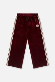 LUXEN BAGGY SWEATPANTS | BURGUNDY CREST