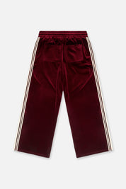 LUXEN BAGGY SWEATPANTS | BURGUNDY CREST