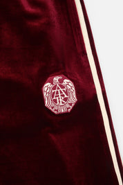 LUXEN BAGGY SWEATPANTS | BURGUNDY CREST