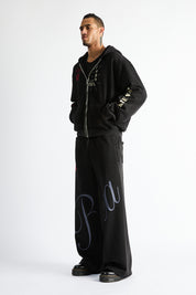 LUXEN BAGGY SWEATPANTS | VINTAGE BLACK COMBO
