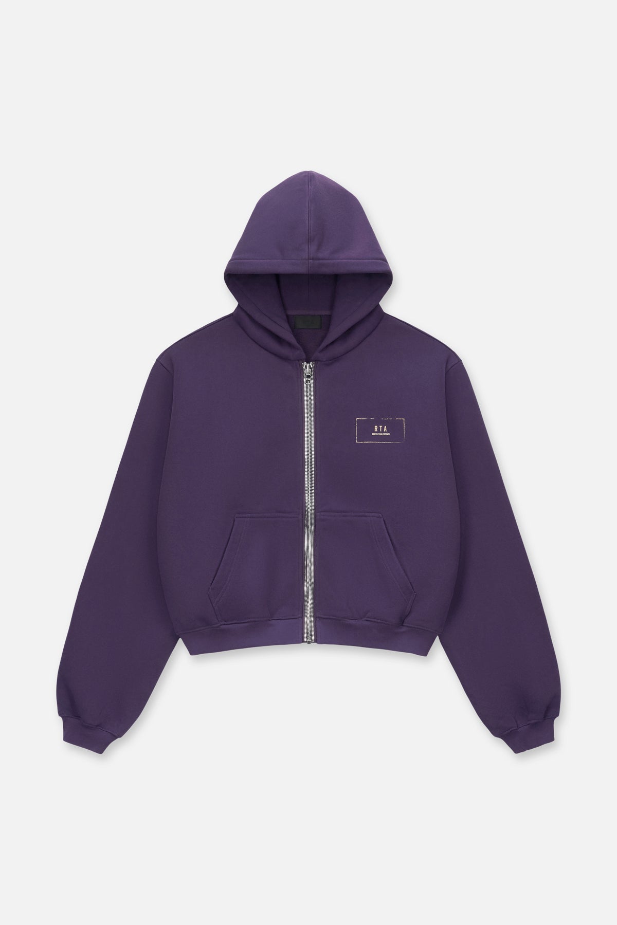 KAEN CROPPED ZIP UP HOODIE | GRAPE CURVA ULTRA GRAPE CURVA ULTRA / S