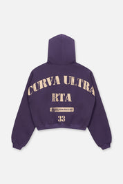 KAEN CROPPED ZIP UP HOODIE | GRAPE CURVA ULTRA GRAPE CURVA ULTRA / S