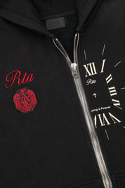 RIKO HALF HALF ZIP UP | VINTAGE BLACK COMBO VINTAGE BLACK COMBO / XXL