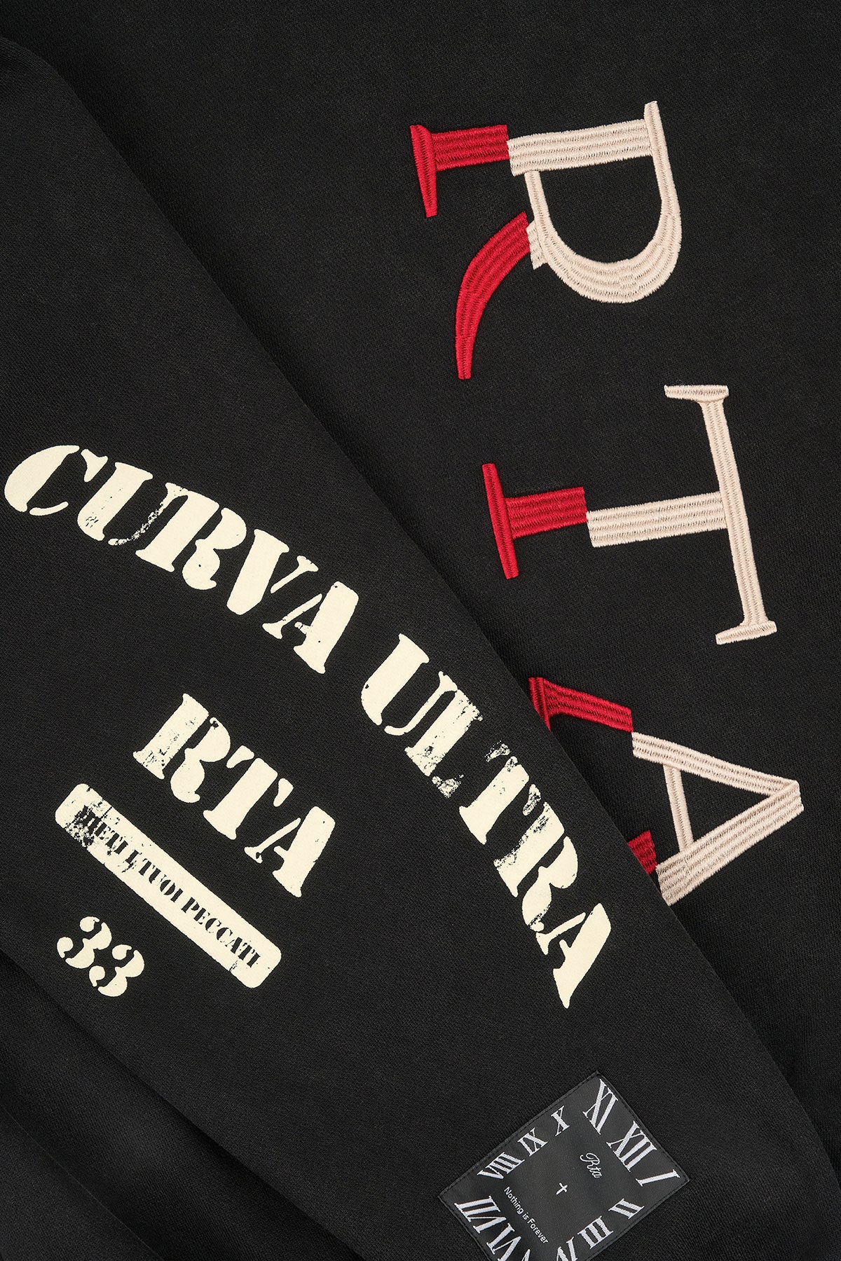 RIKO HALF HALF ZIP UP | VINTAGE BLACK COMBO VINTAGE BLACK COMBO / XXL