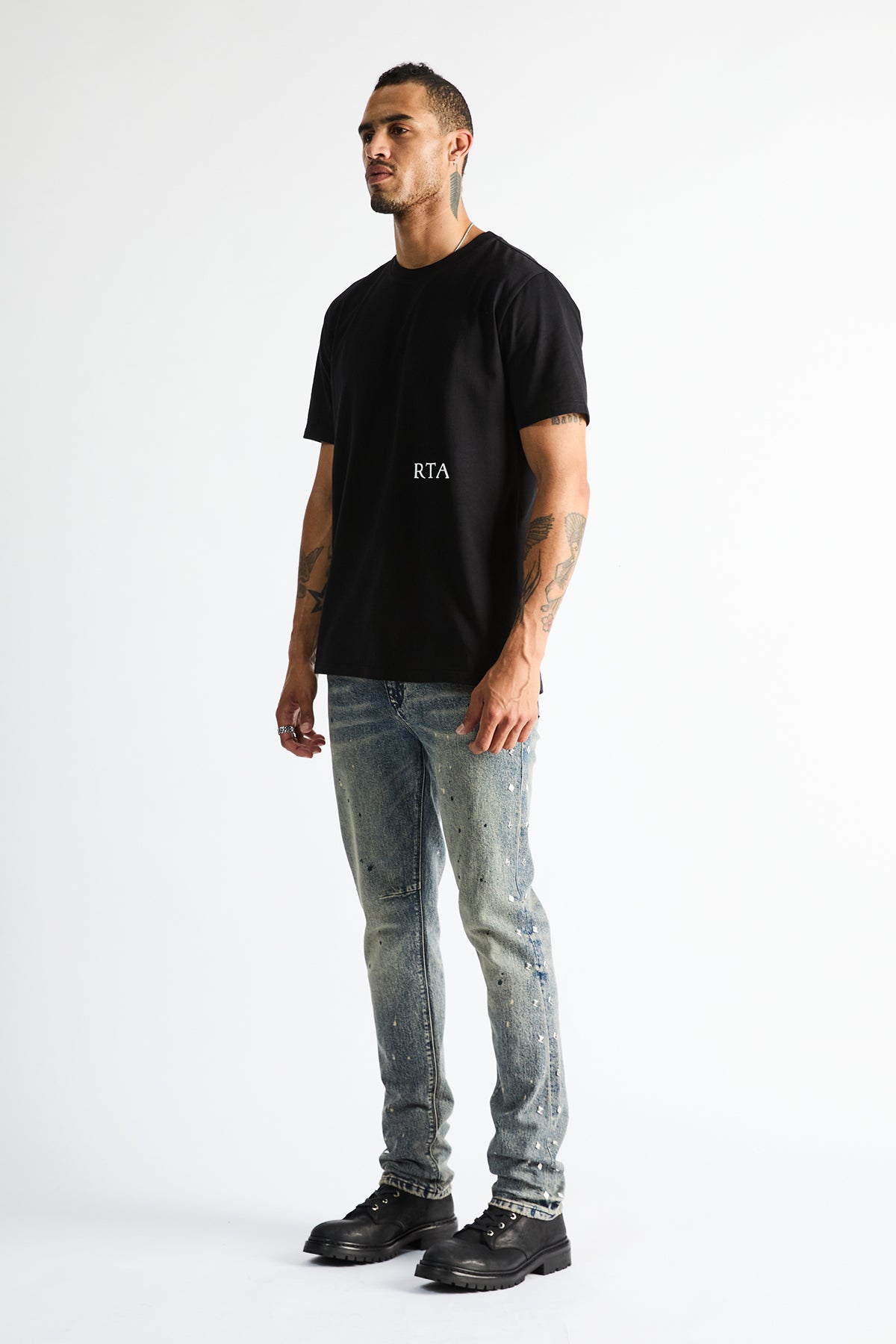 LIAM SHORT SLEEVE TEE | BLACK MAFIA HAND