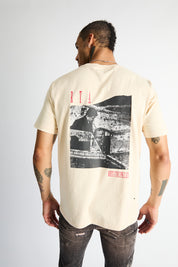 LIAM SHORT SLEEVE TEE | BONE CURVA PHOTO