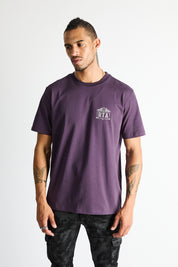 LIAM SHORT SLEEVE TEE | GRAPE ORNATE