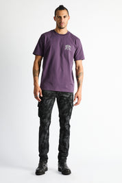 LIAM SHORT SLEEVE TEE | GRAPE ORNATE