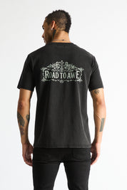 LIAM SHORT SLEEVE TEE | VINTAGE BLACK ORNATE