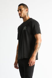 LIAM SHORT SLEEVE TEE | VINTAGE BLACK ORNATE
